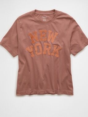 American Eagle New York Velvet Graphic Tee